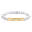 Thumbnail: Engravable GrassRoots Middle Natural Stone Bar Bracelet 