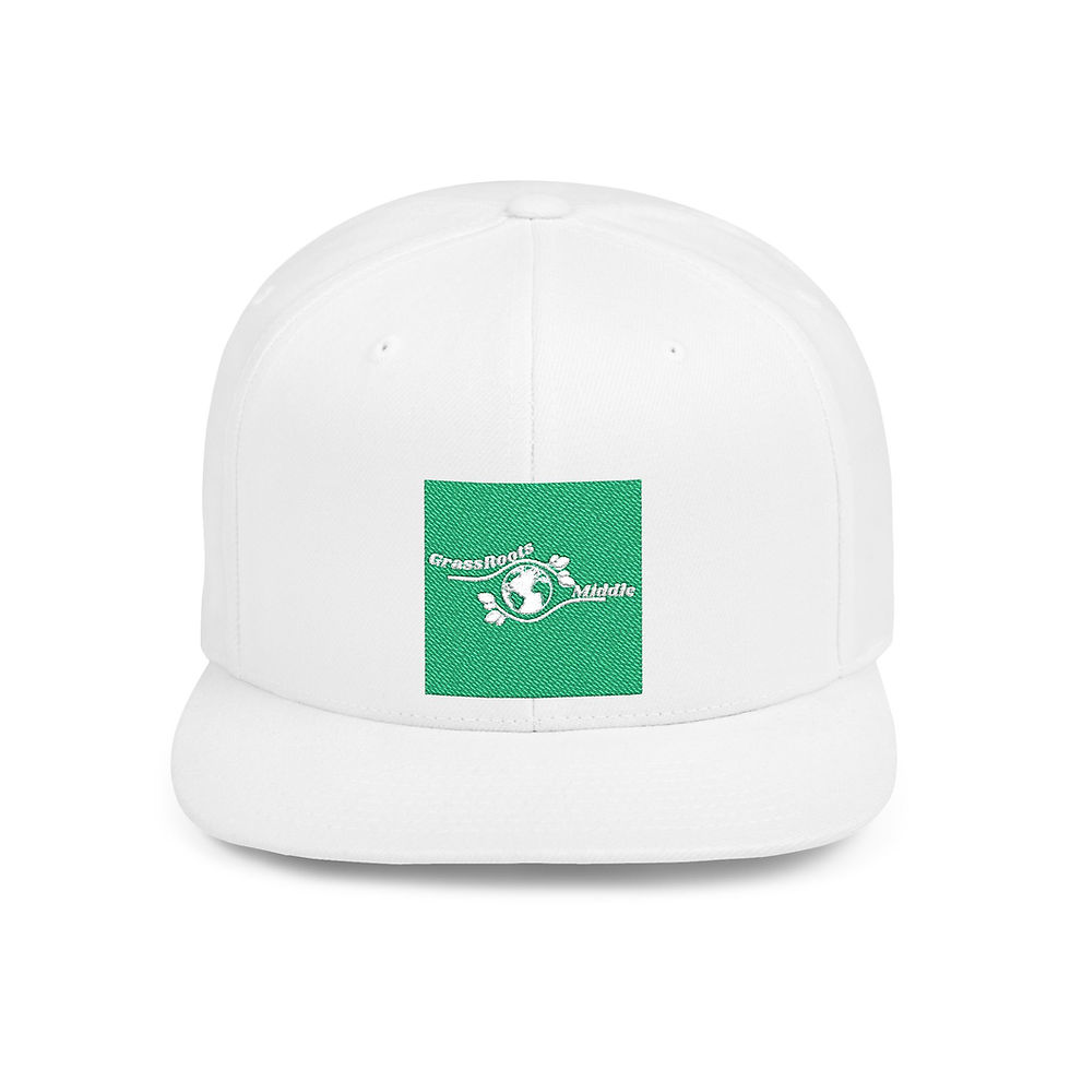 Thumbnail: Vintage Style GrassRoots Middle Snapback Hat 