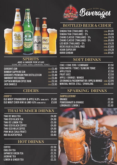 MENUS | Nava Sushi