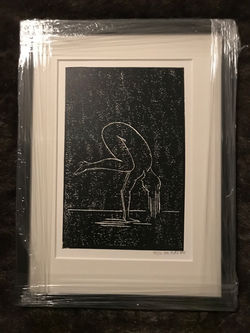 linotrykk 20x30 innrammet