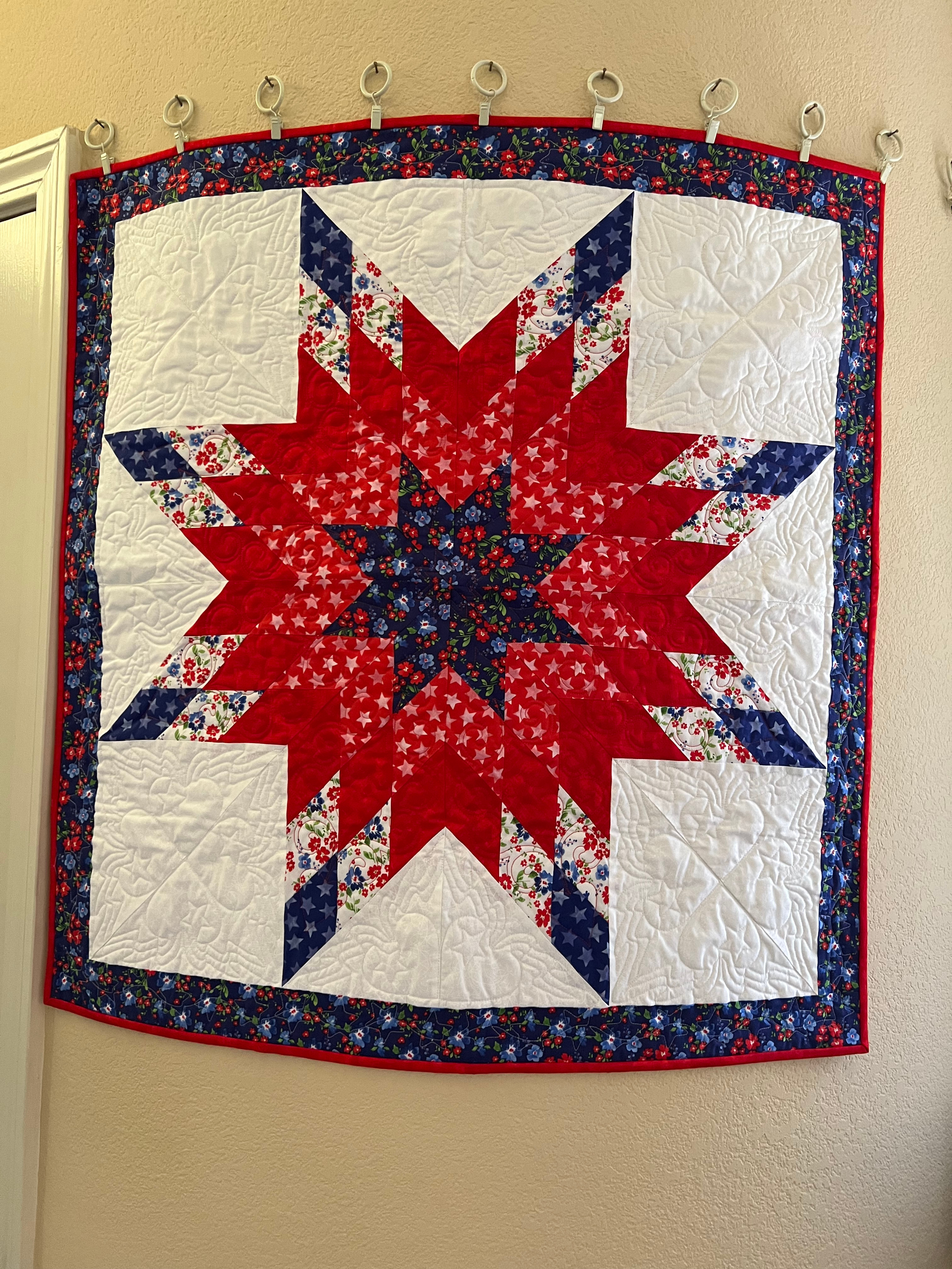 Patriotic Lone Star Quilt