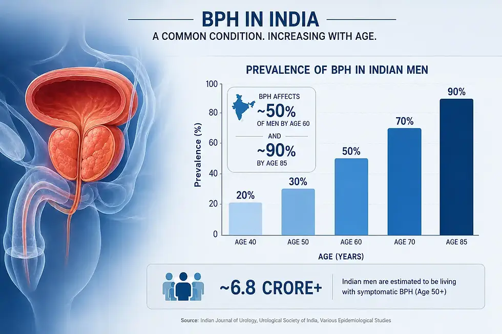 Enlarged Prostate Treatment in Mumbai: Symptoms, Diagnosis and Medical Management
