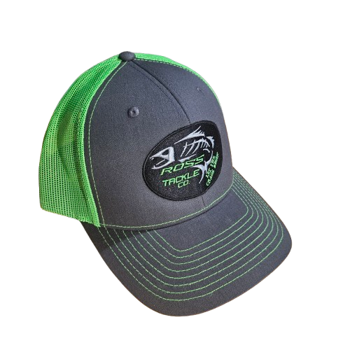 Ross Tackle Gray w/ Chartreuse Mesh Hat