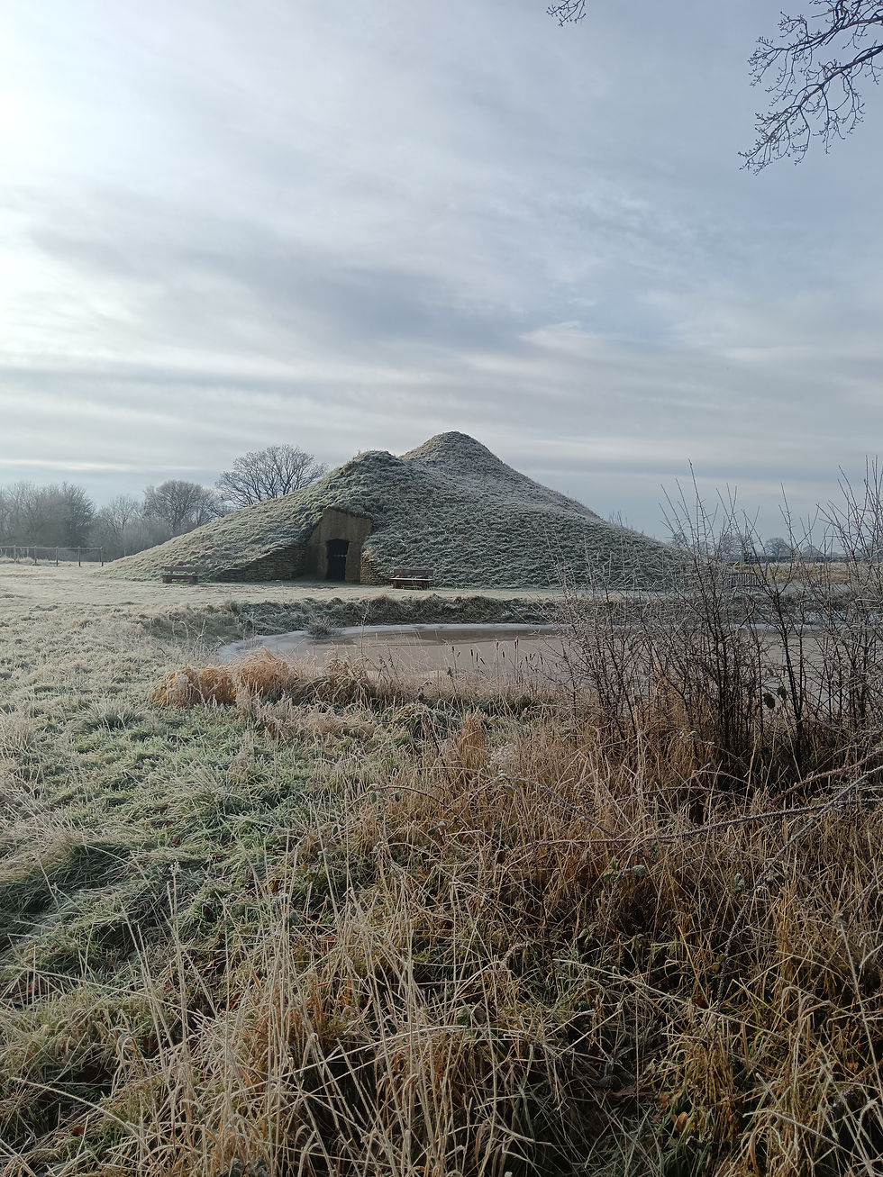 Spring Equinox at Soulton Long Barrow