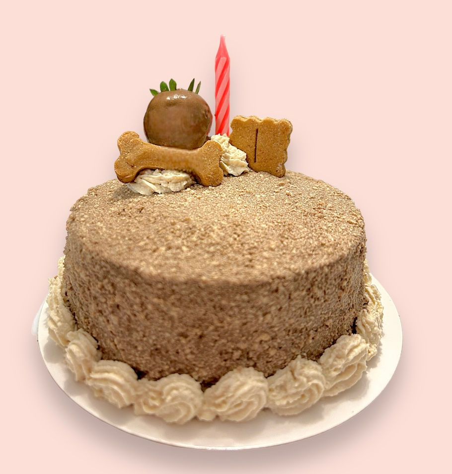 Dairy Free Barkday Cake