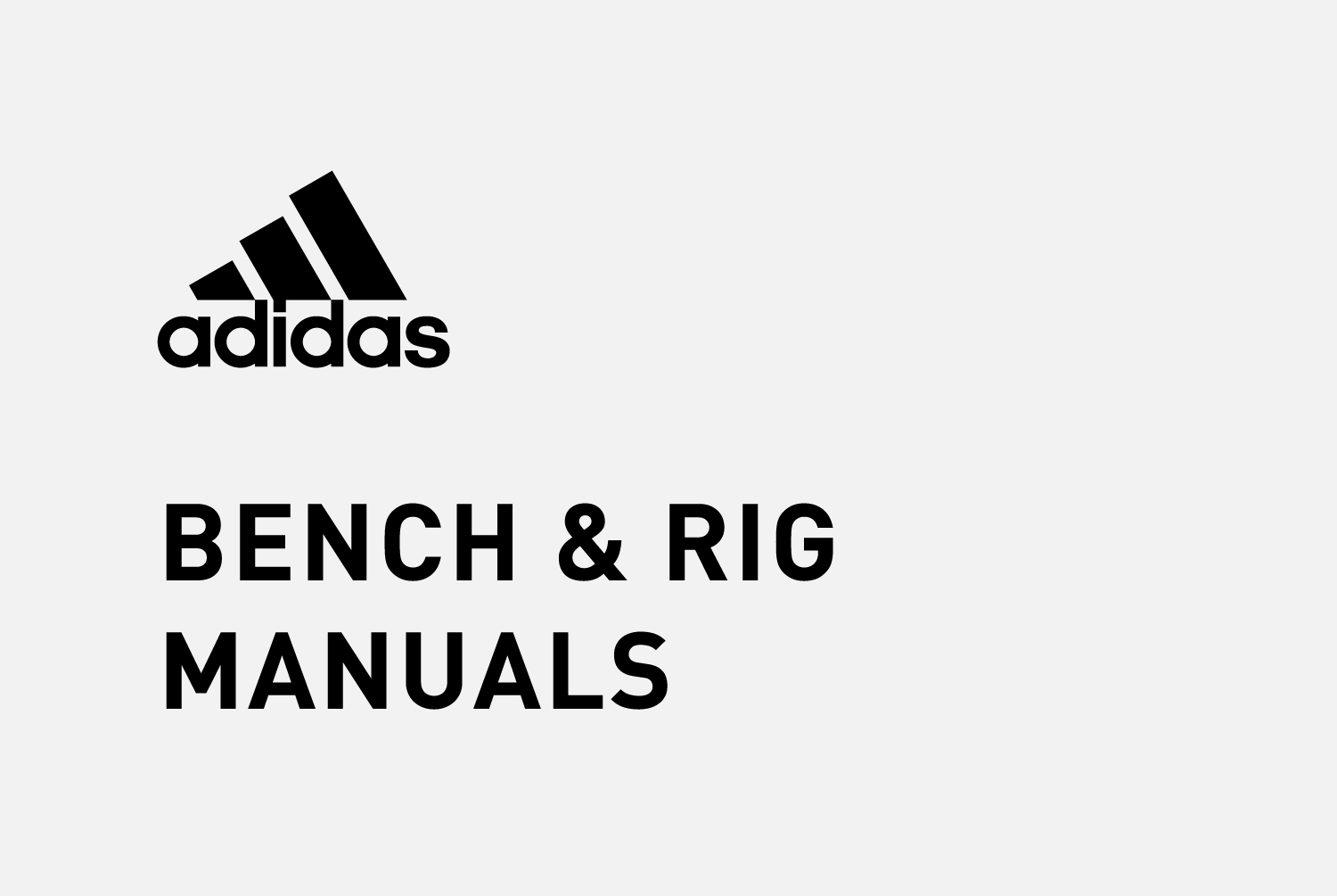 adidas home gym manual