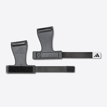 adidas Black and White Lifting Grips Pack with Sweatbands