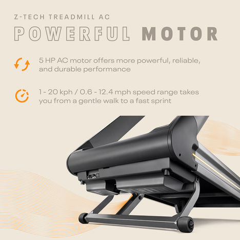 Z-Tech Treadmill AC with Powerful Motor