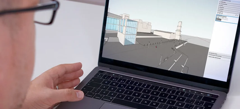 Visualización arquitectónica expresiva de exteriores