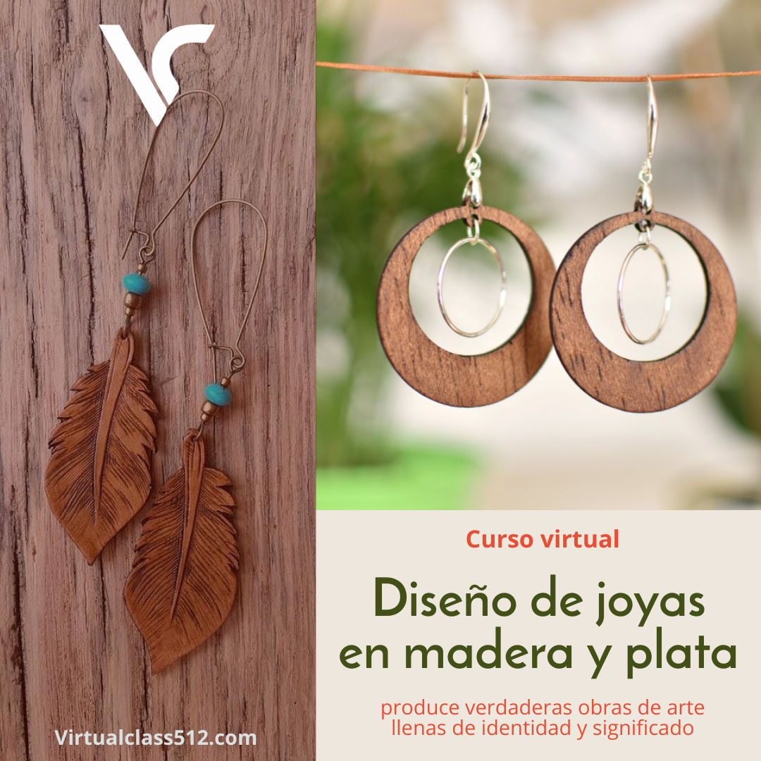 Diseño de joyas en madera y plata