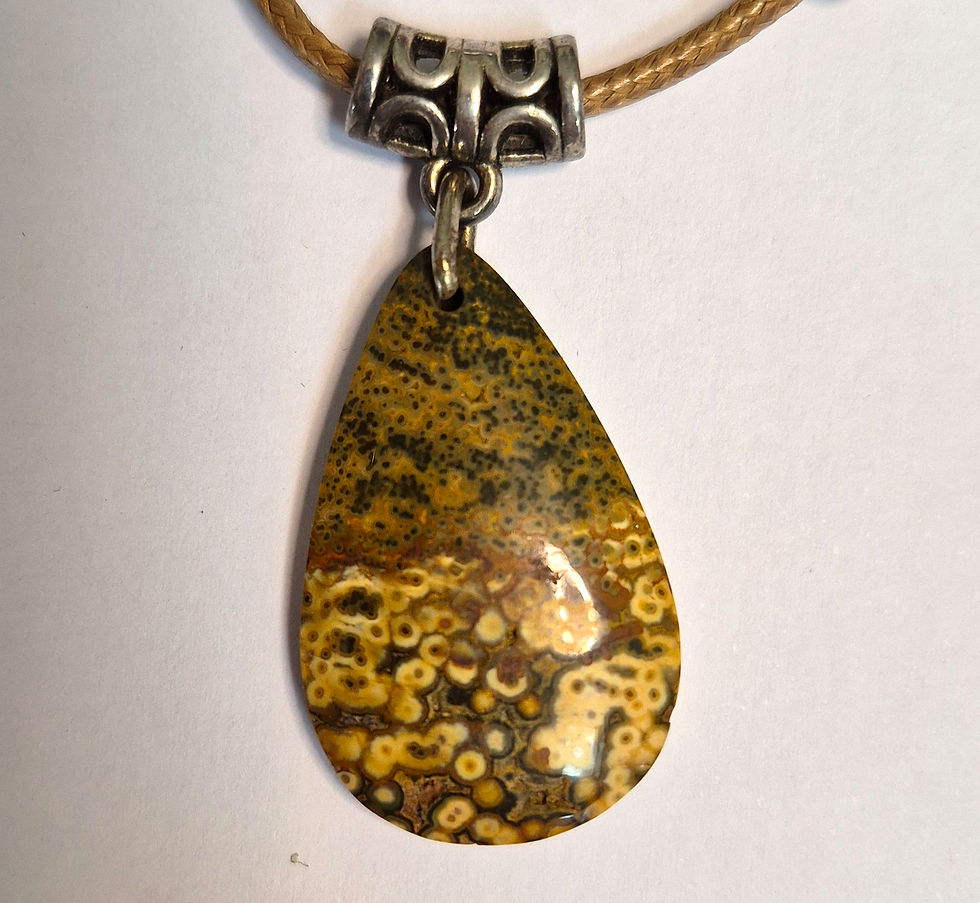 Thumbnail: Palm root Jasper necklace