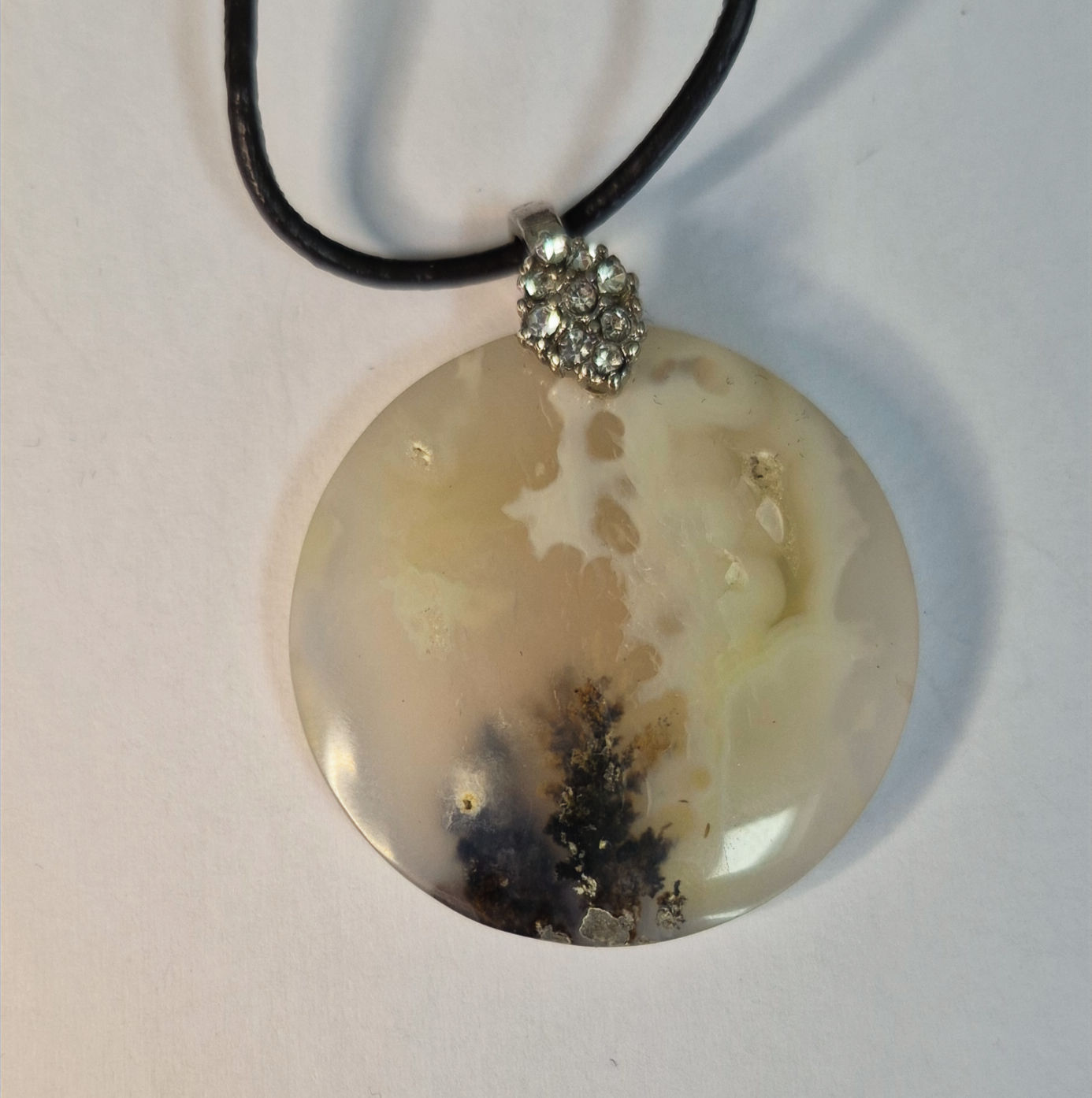 Dendrite agate necklace