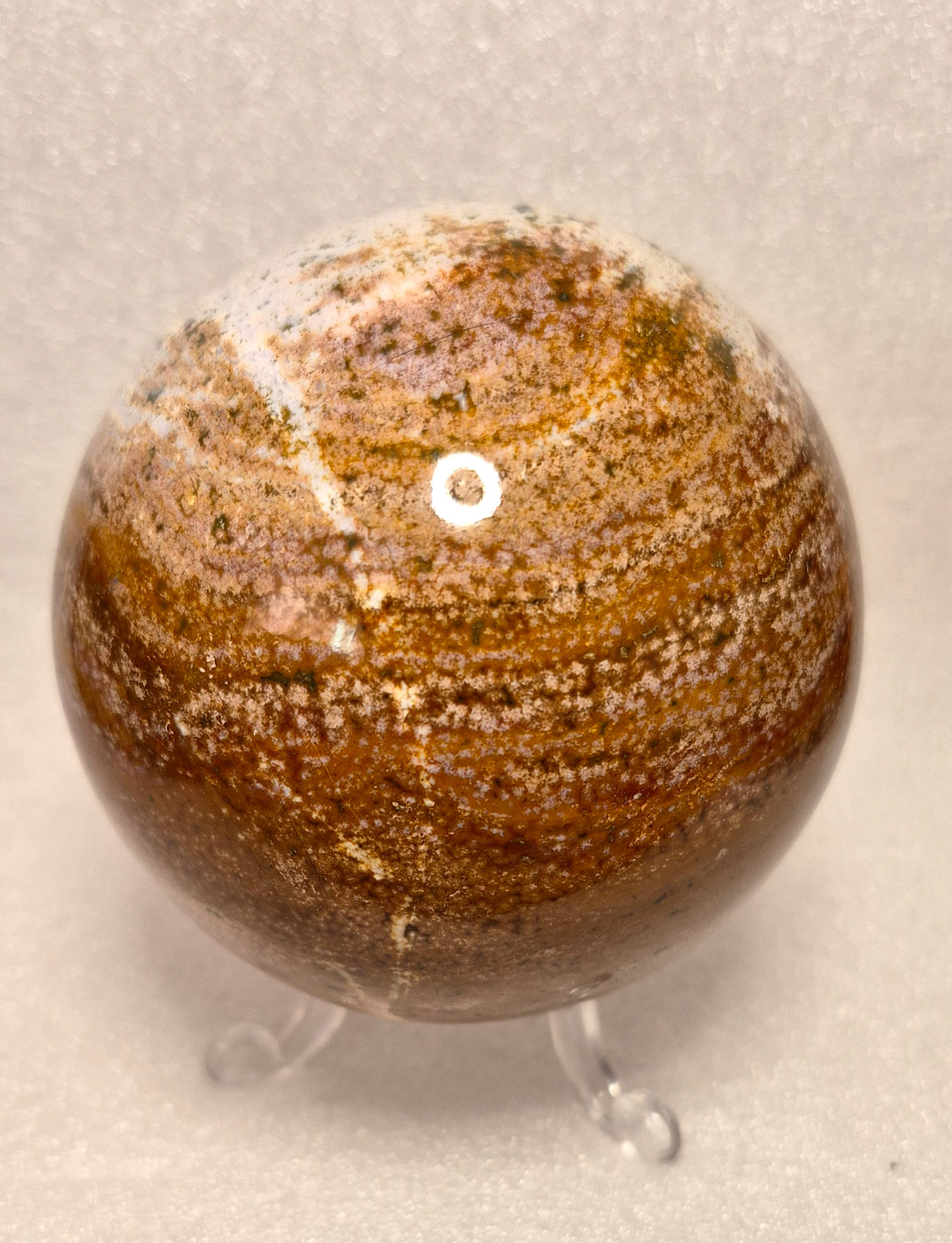 Brown/white Ocean Jasper (Madagascar)