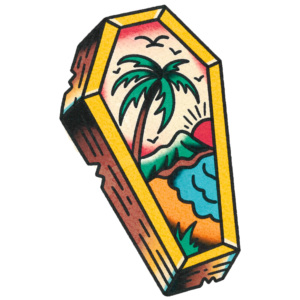 Beach Coffin - #NT68