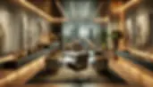 DALL·E 2025-01-07 13.14.27 - A stunningly modern and luxurious office space with sleek bla