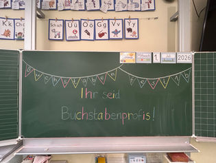 Wir sind Buchstabenprofis!
