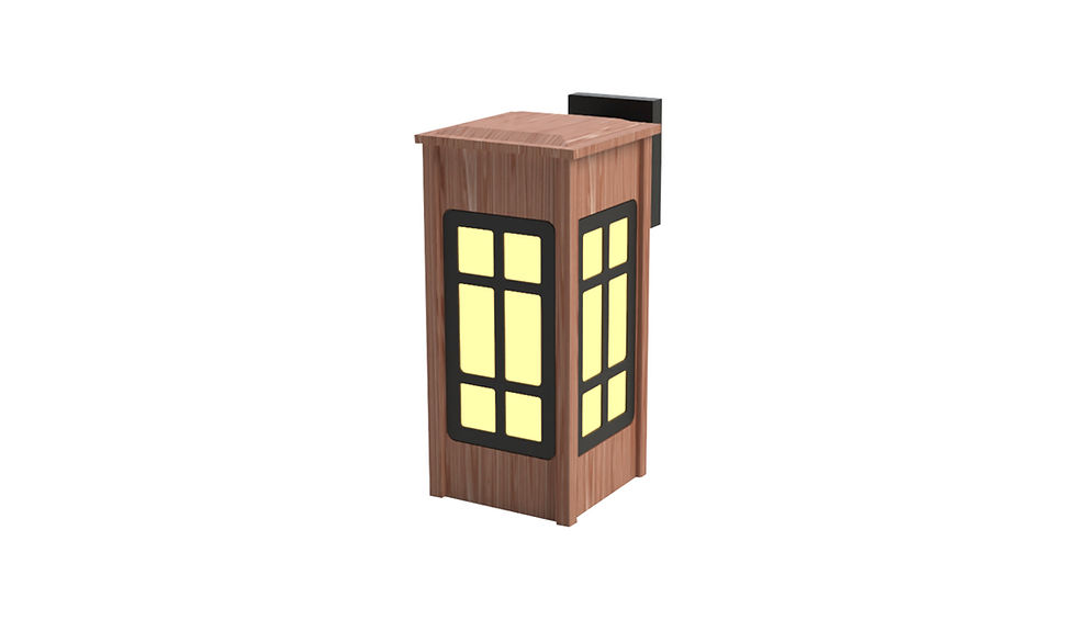Thumbnail: Western Red Cedar Square Wood Wall Mount