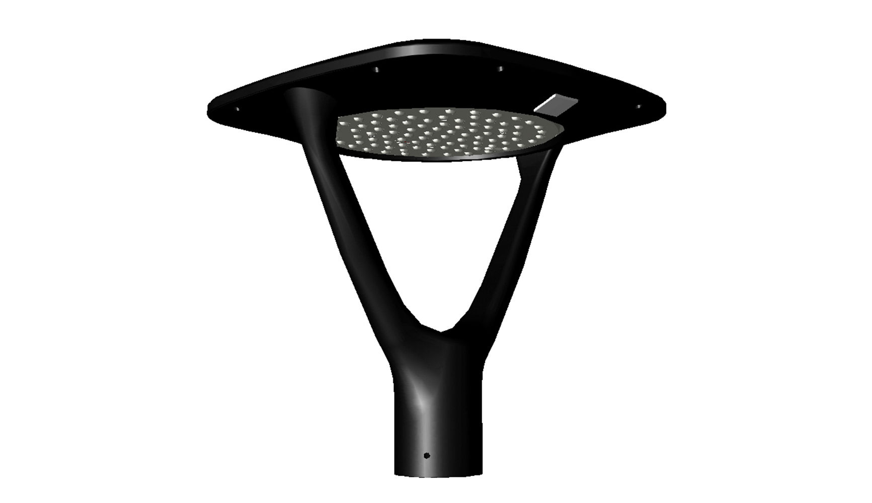 EasyLED Sphere Square Dual Arm Post Top