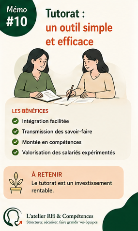 Mémo RH #10 — Tutorat : un outil simple et efficace