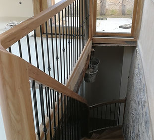 Escalier et menuiseries bois