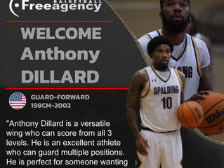 Anthony Dillard Signs with Free Agency Basketball
