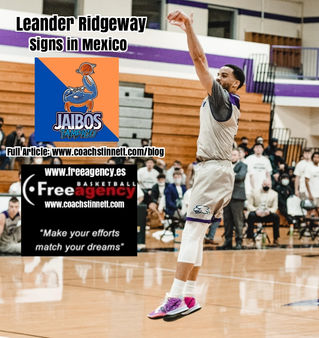 Leander Ridgeway Signs in Mexico