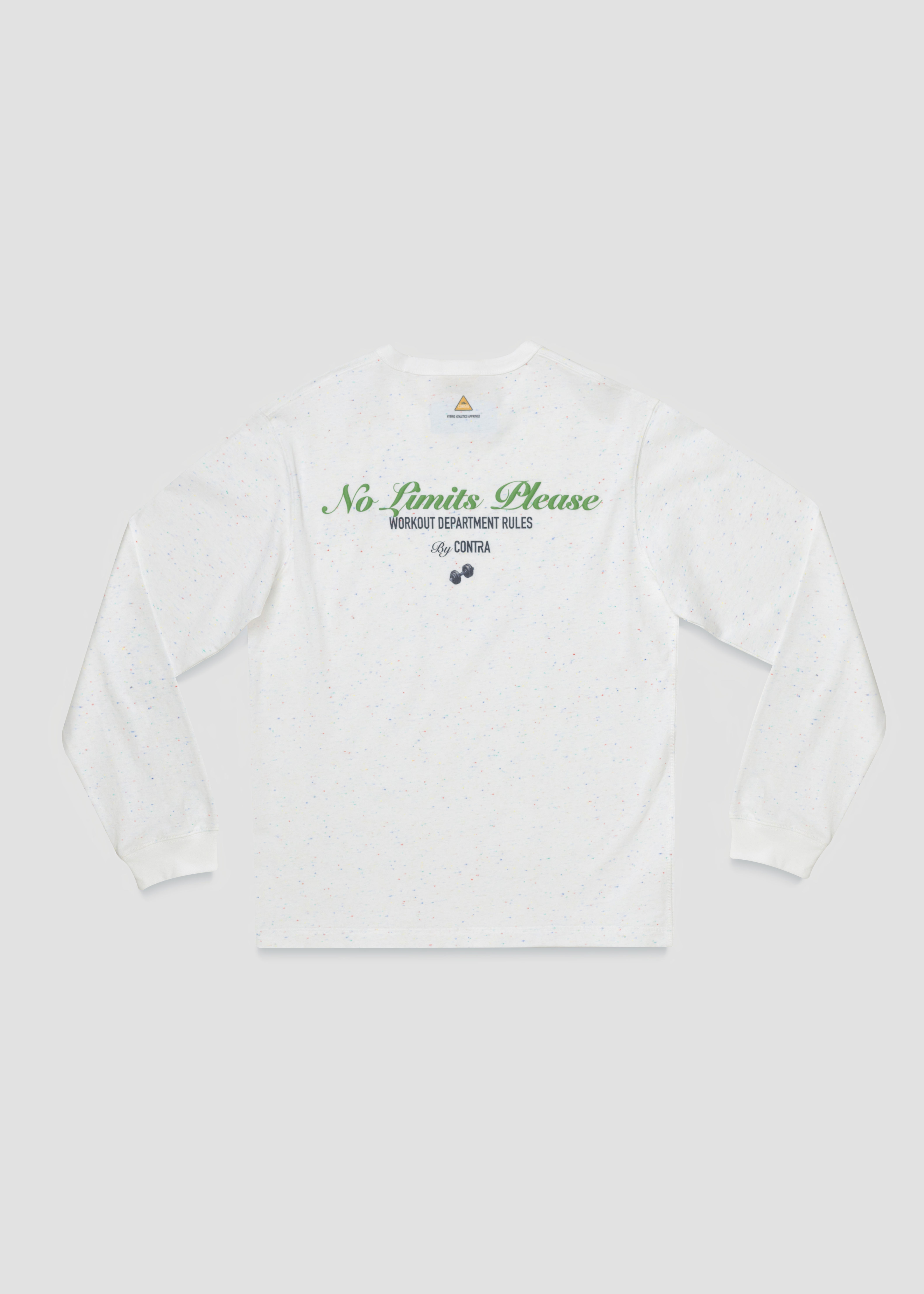 BE CONTRA Mixed Fabric Long Sleeve – Off-White