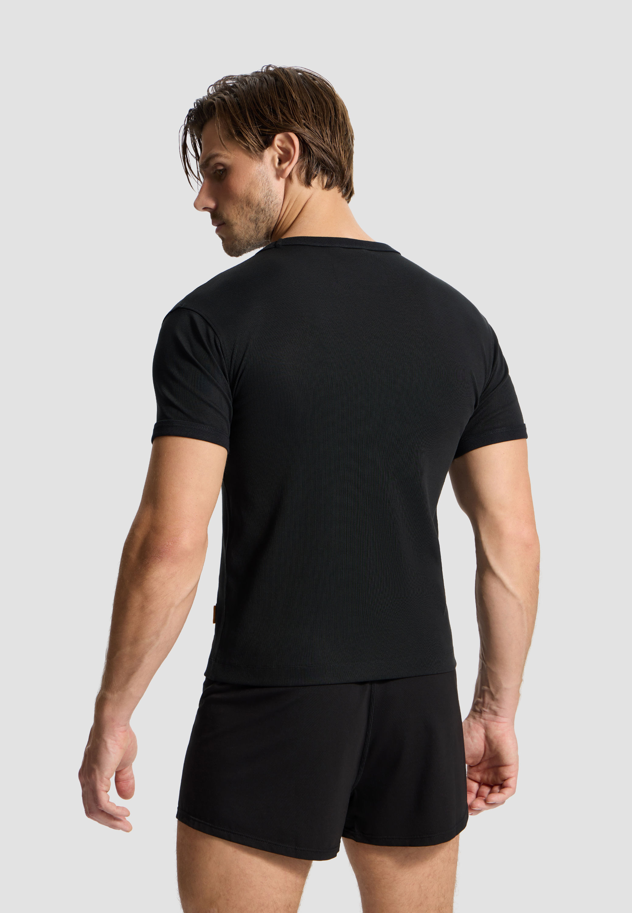 BE CONTRA SLIM T-Shirt – Off-Black