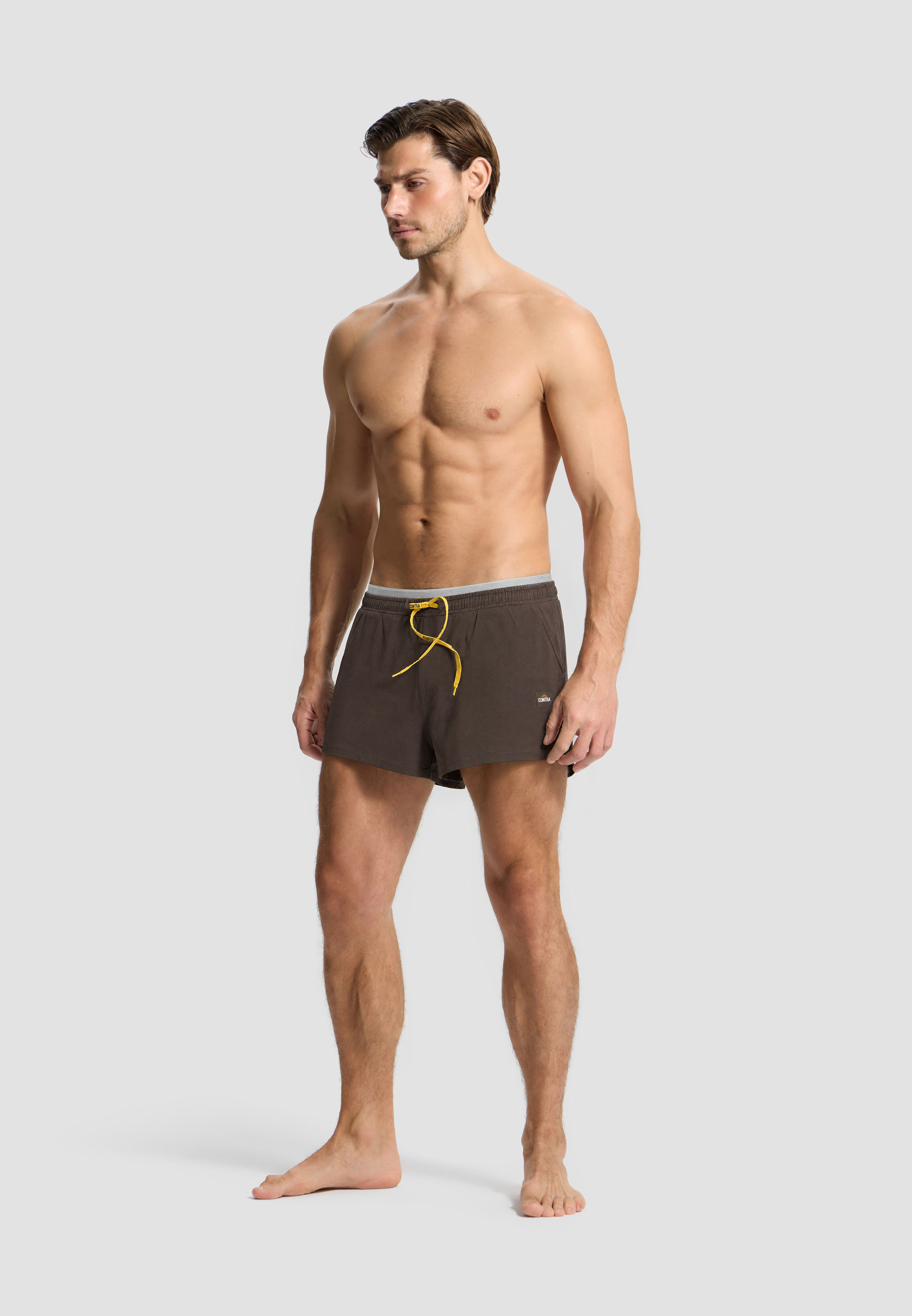 BE CONTRA Hybrid Shorts – Brown