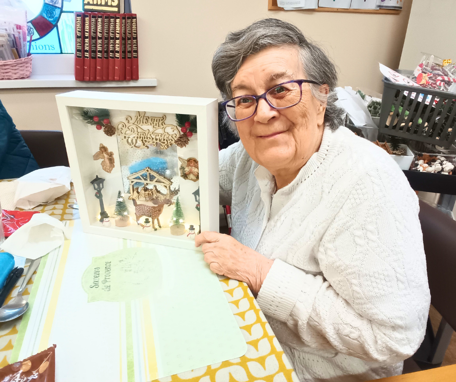 Festive Fun in October: Crafting Christmas Scenes at Our Clubs