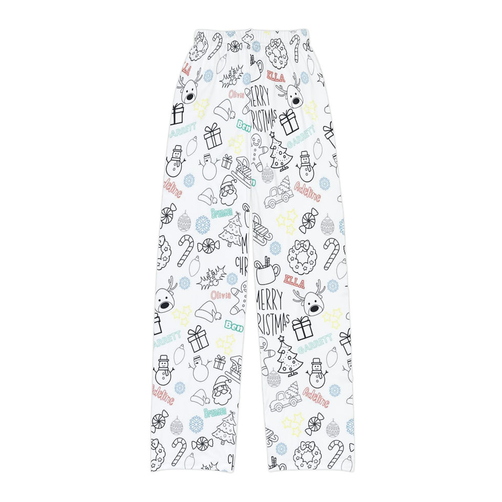 Thumbnail: Color Your Own Kids Custom Pajamas