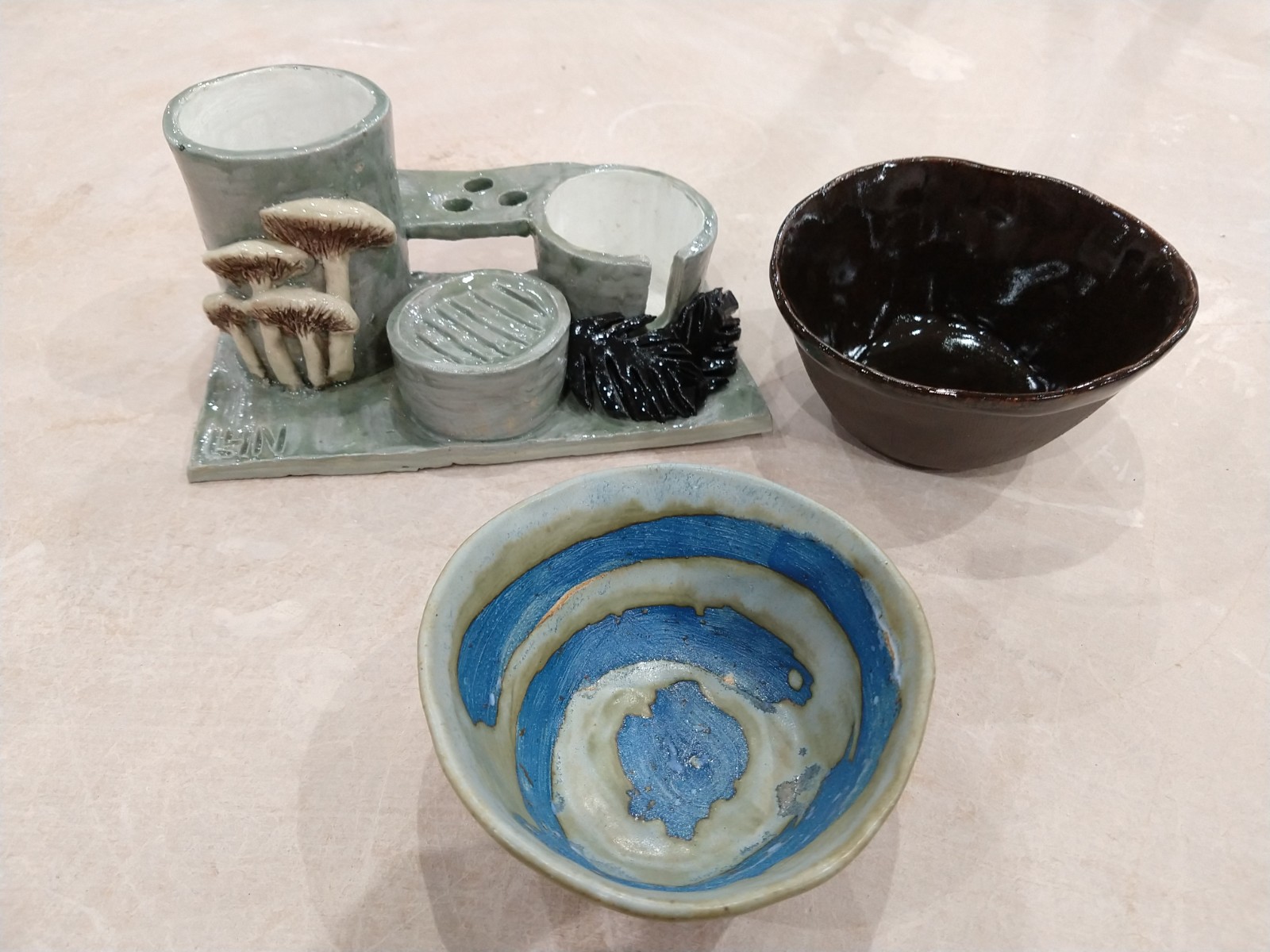 Just out of the kiln