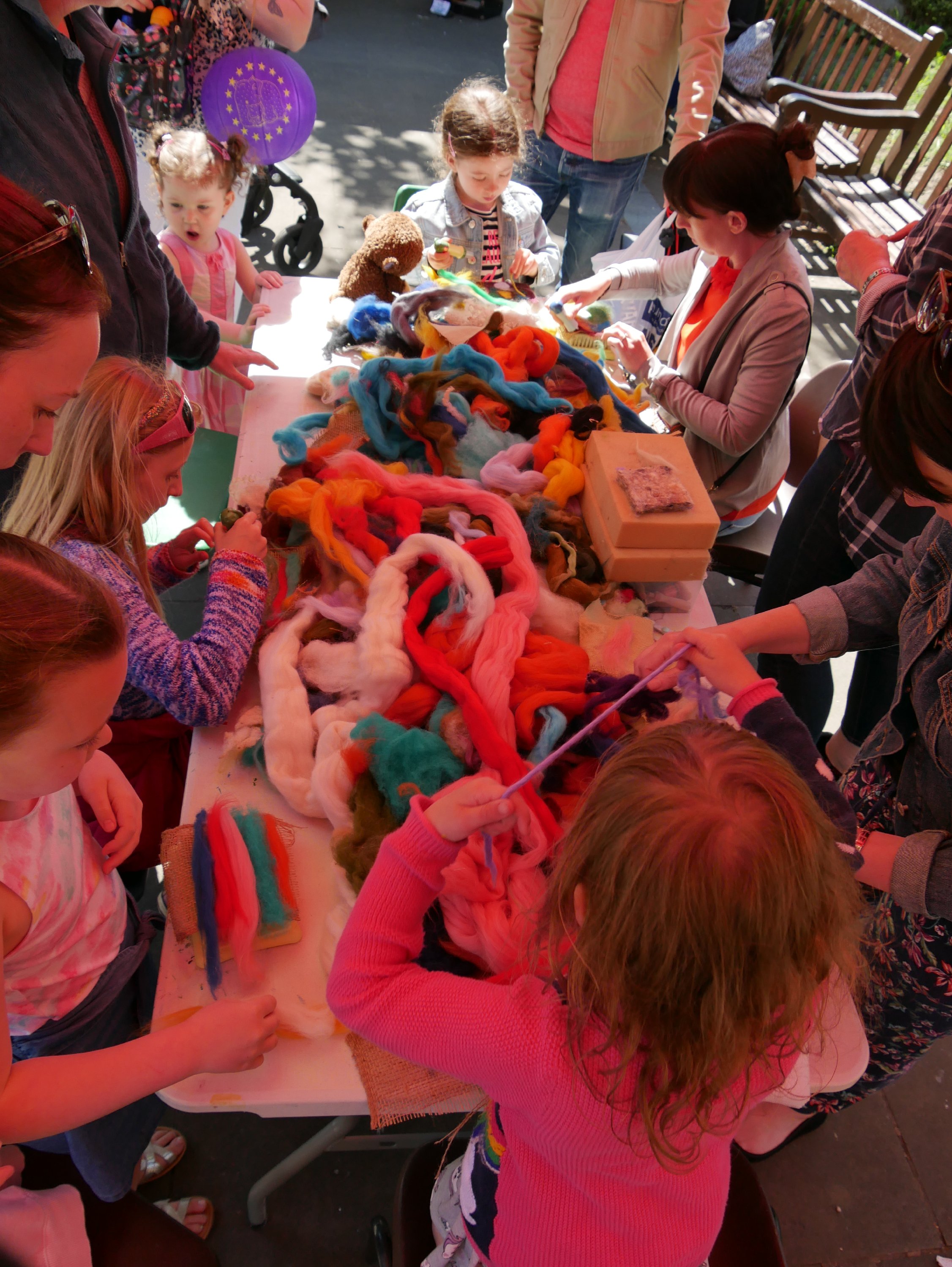 Needle felting