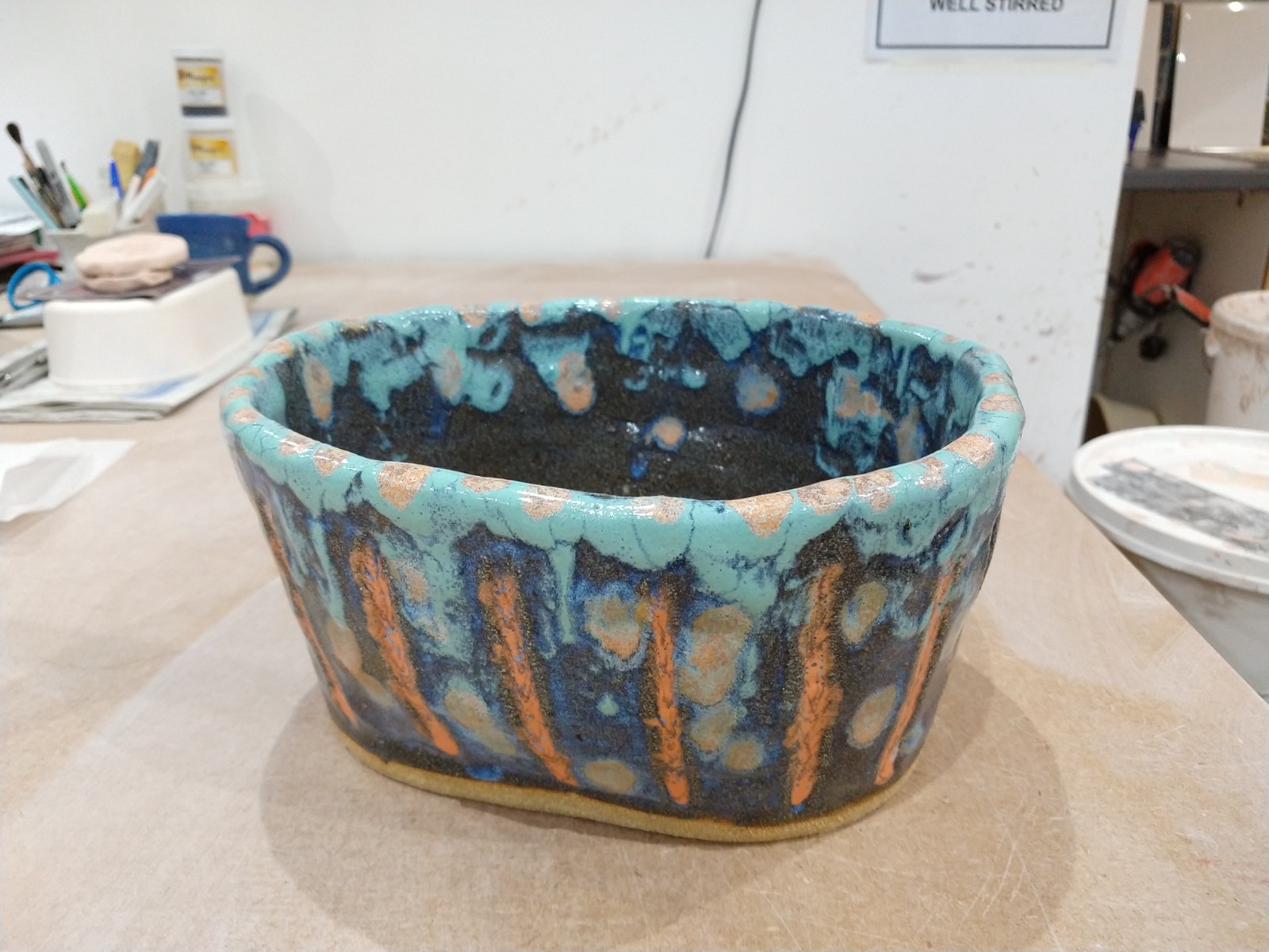 After firing