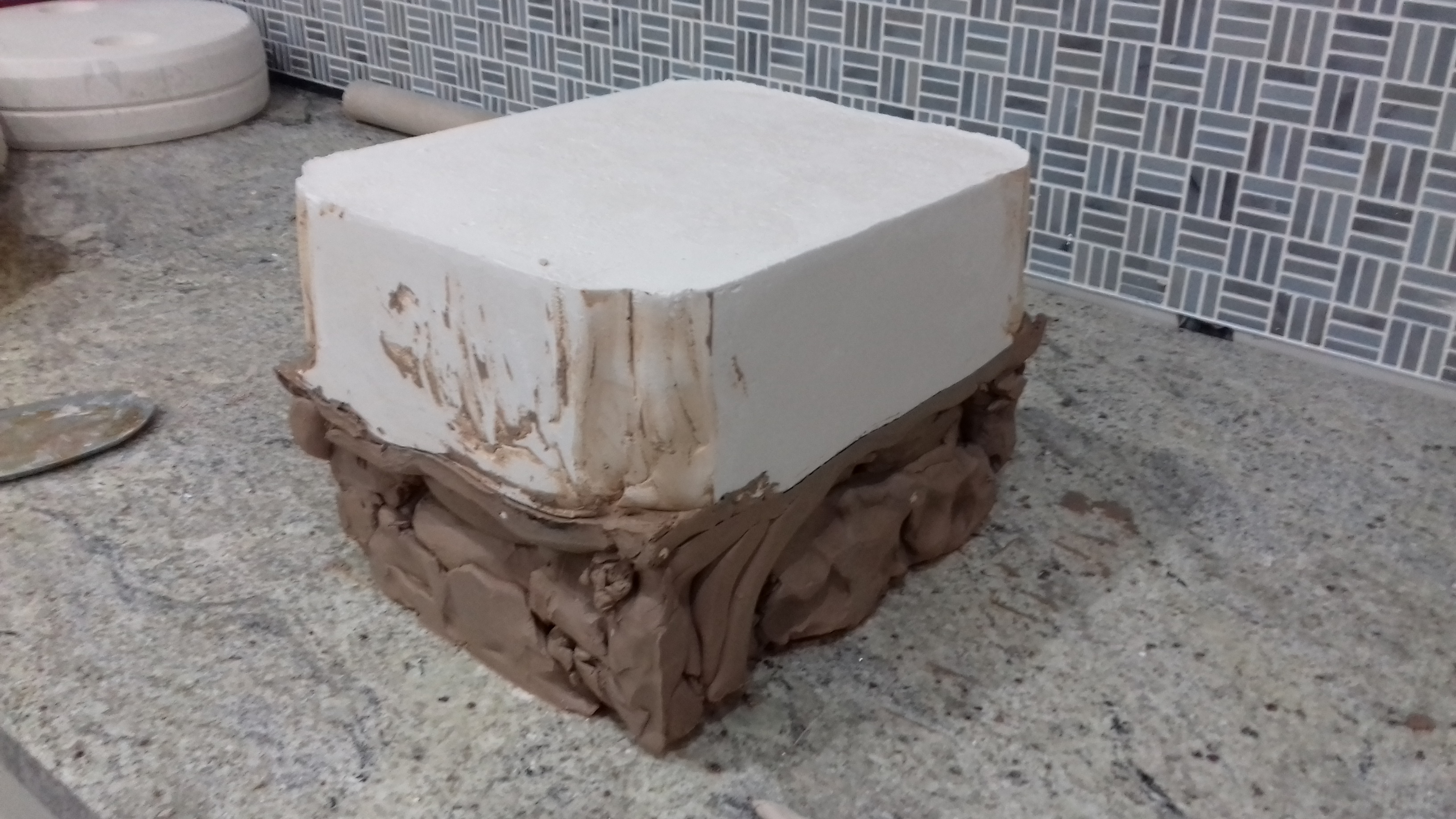 Part way through mould making 01
