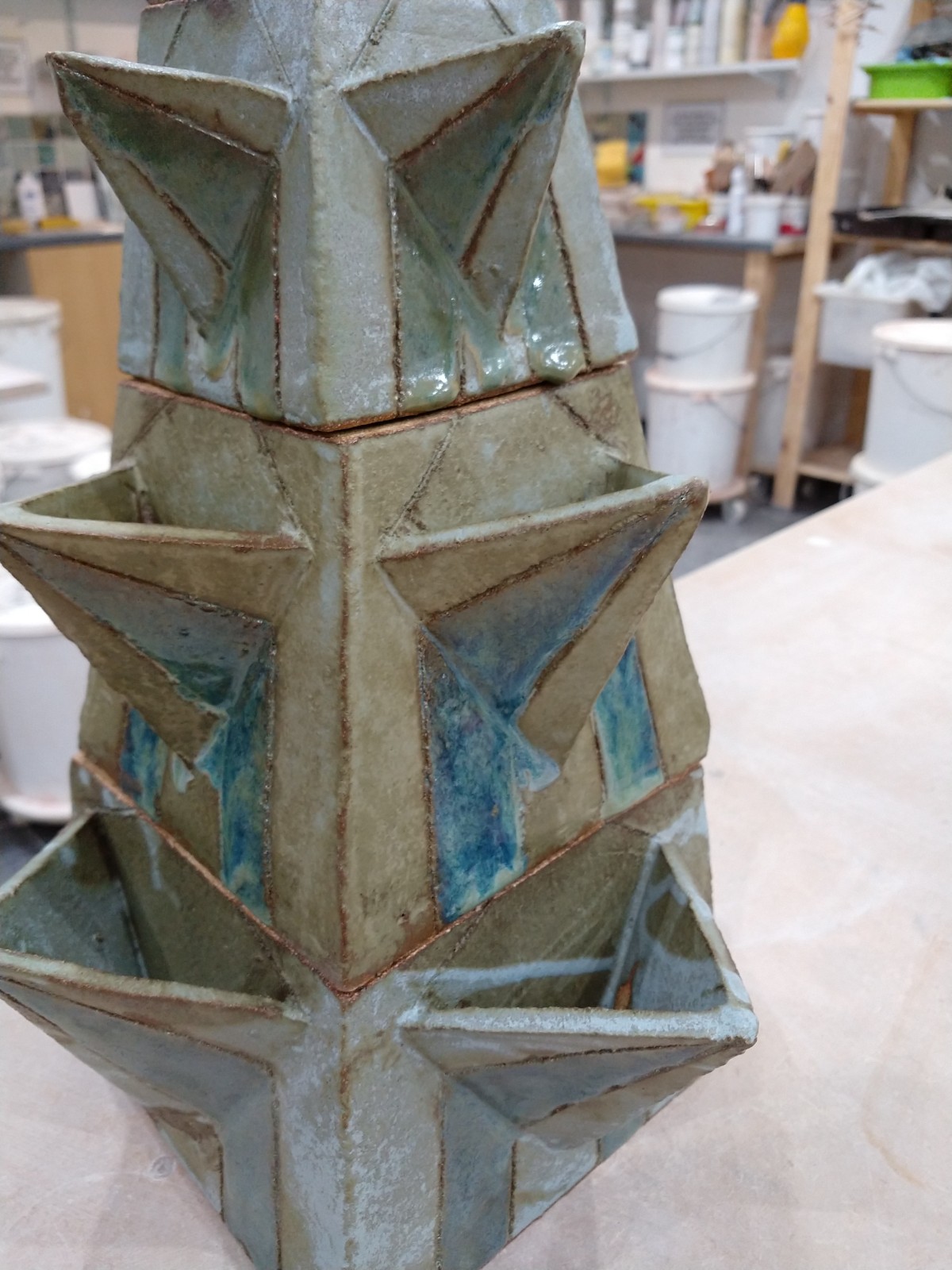Details of tower for alpines