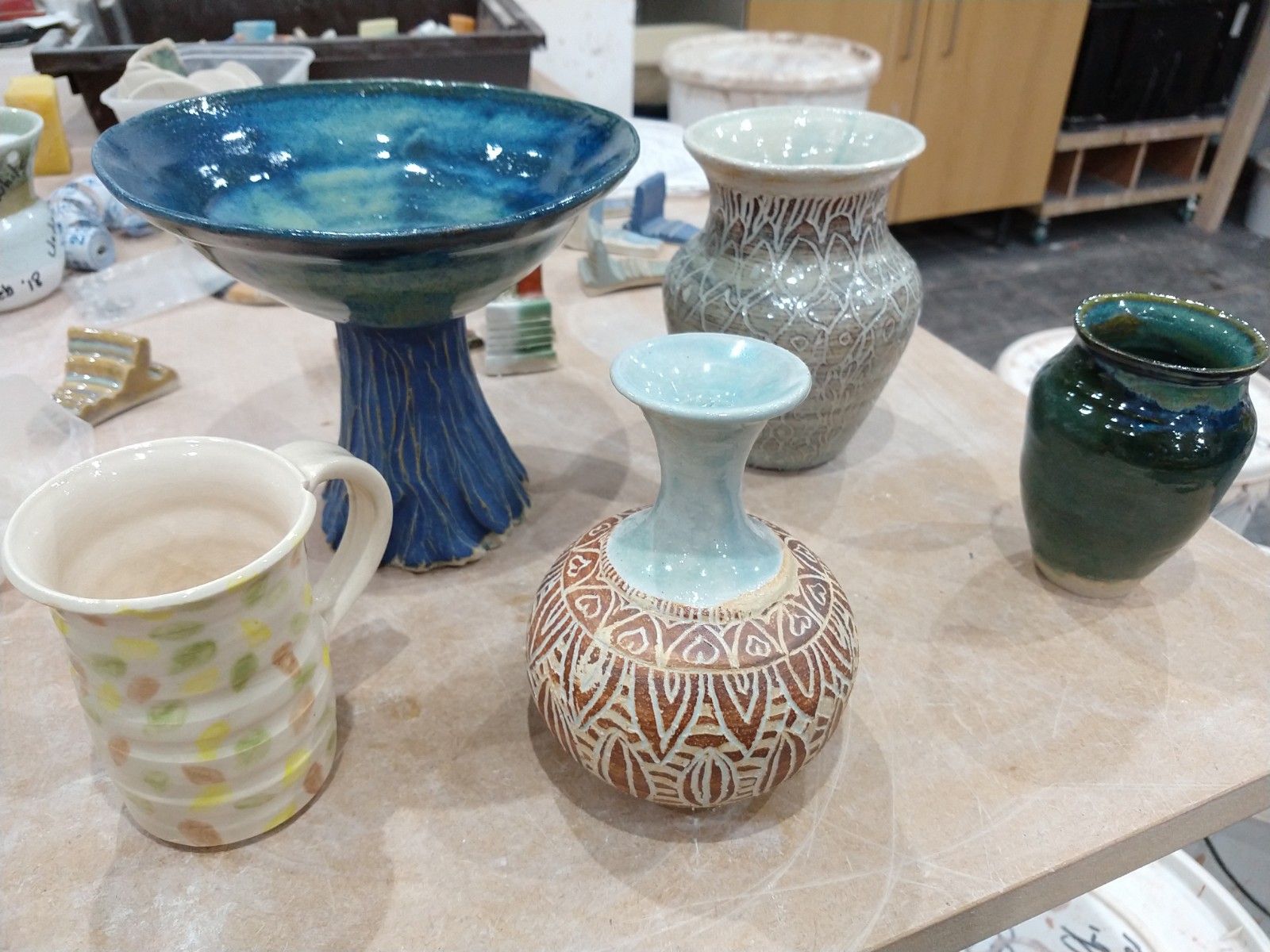 A selction from the kiln