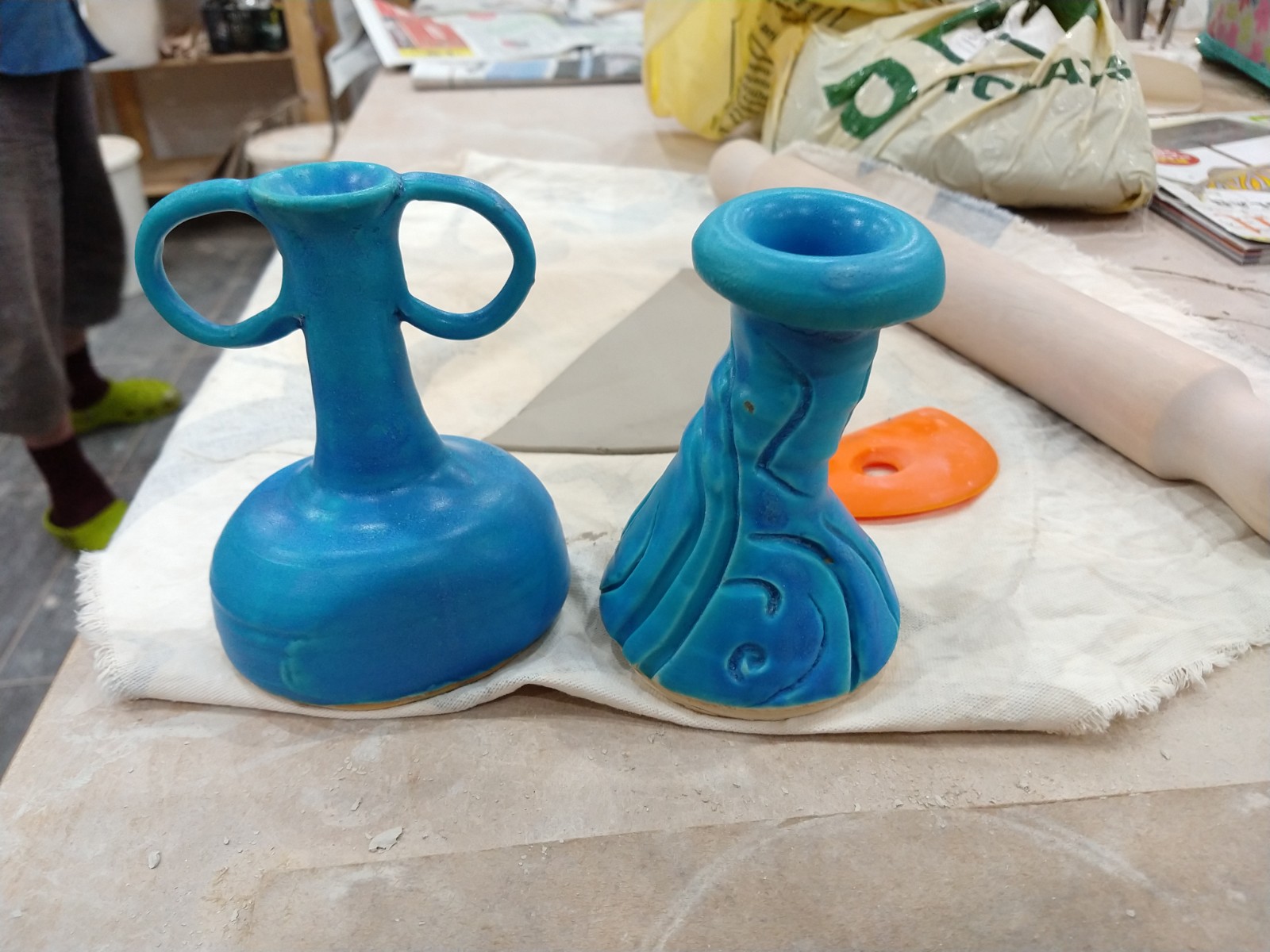 Turquoise vessels
