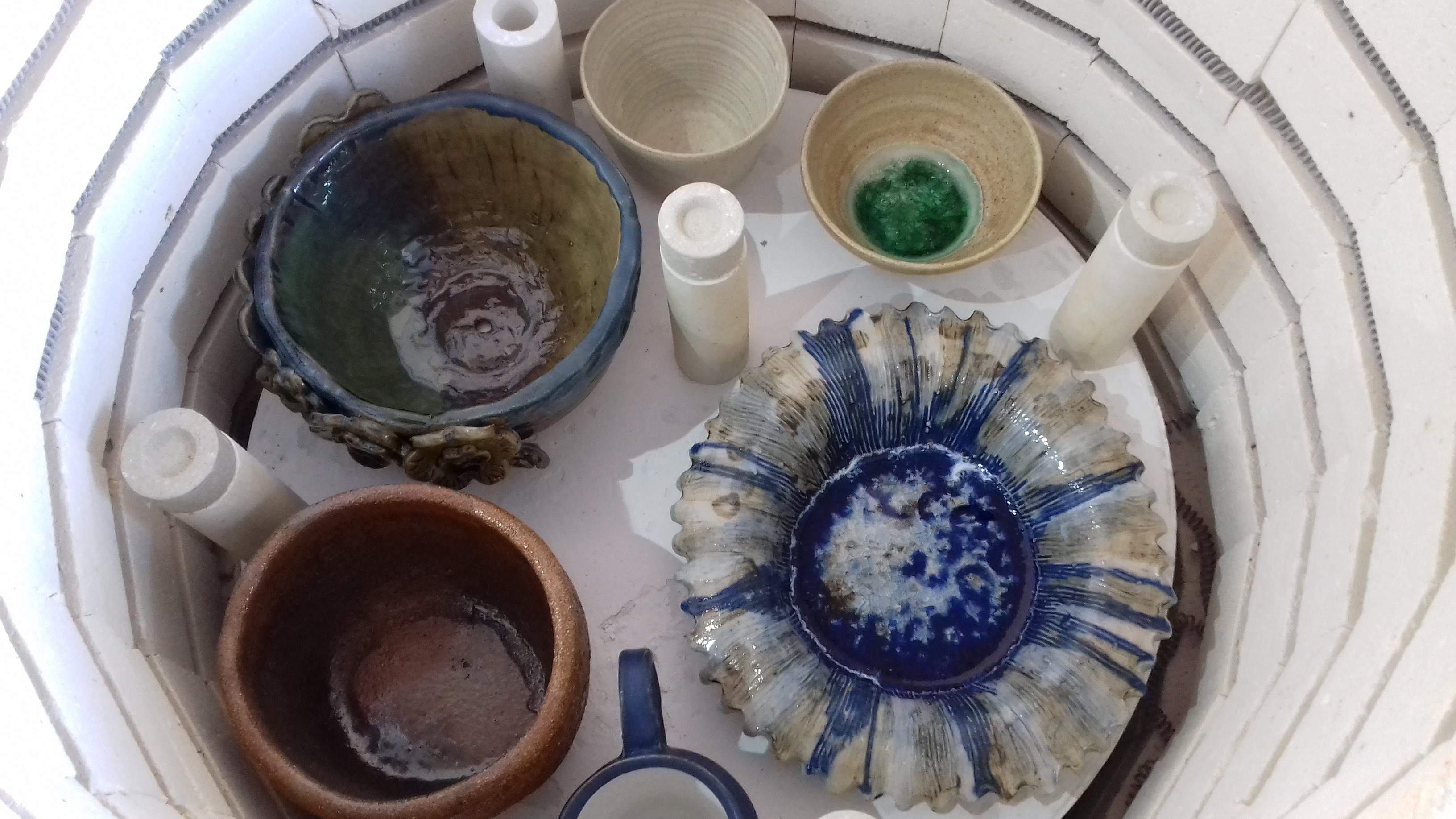 Kiln ready to empty