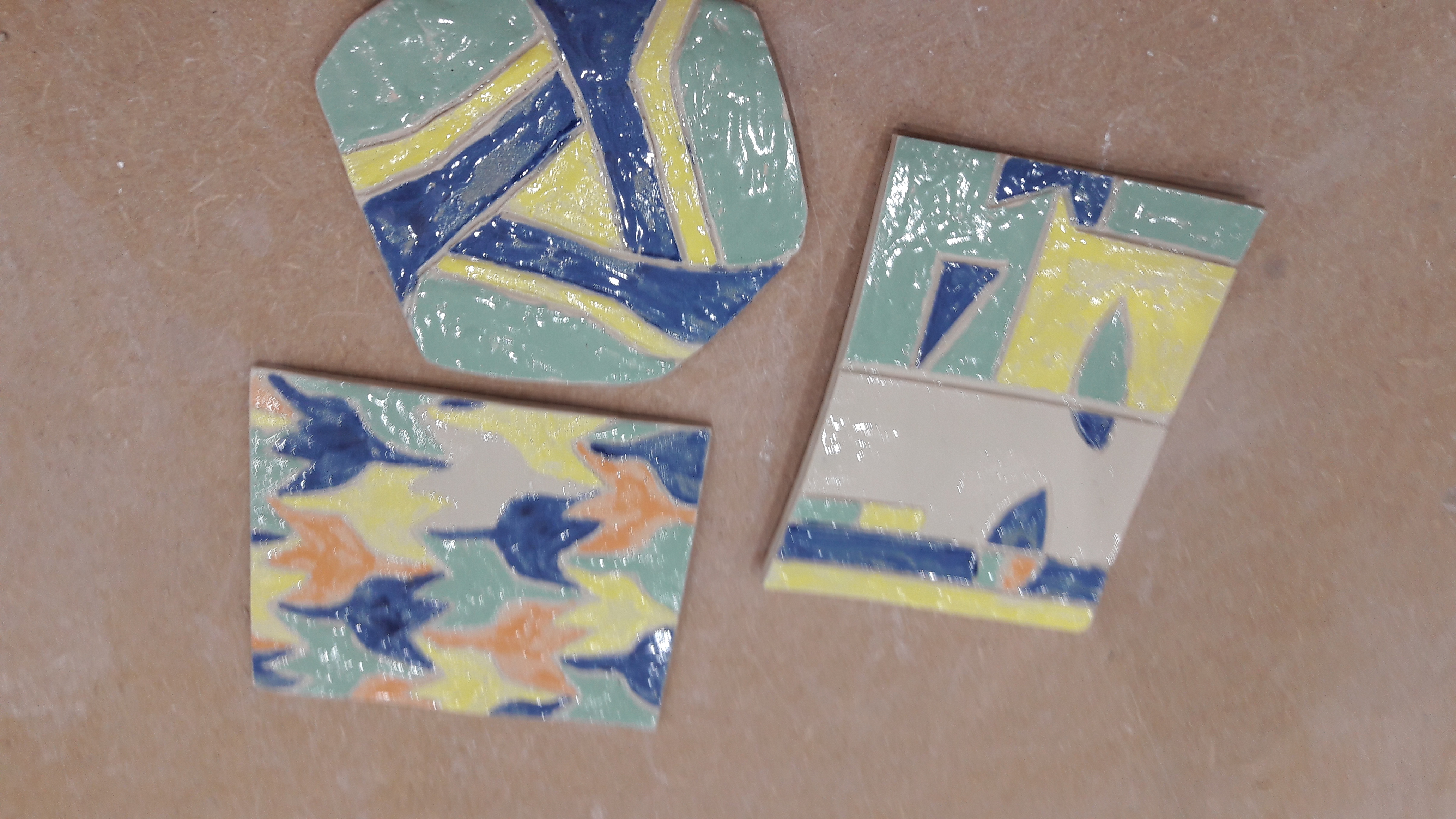 Colourful tiles