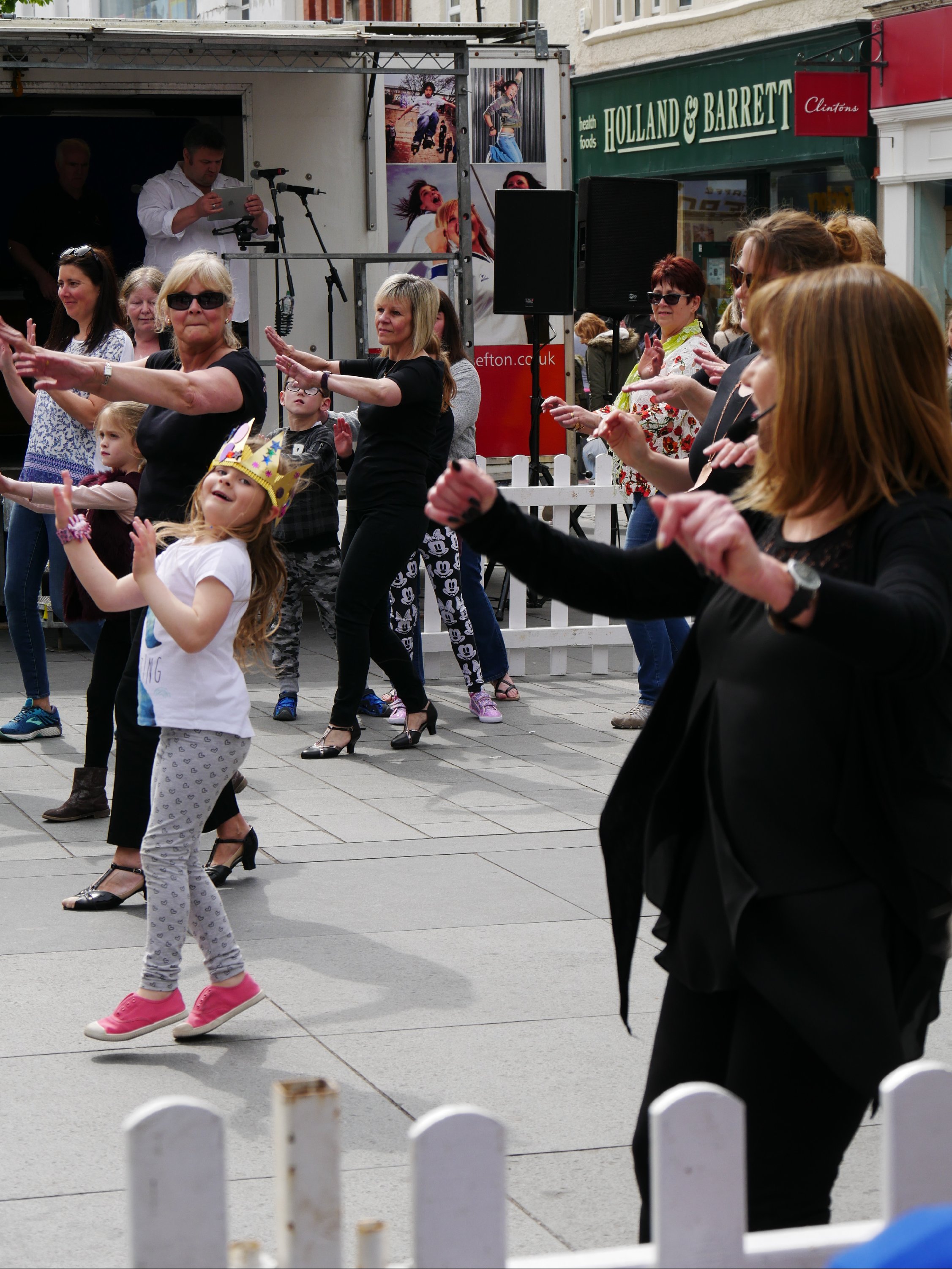Dancing in Chapel Street