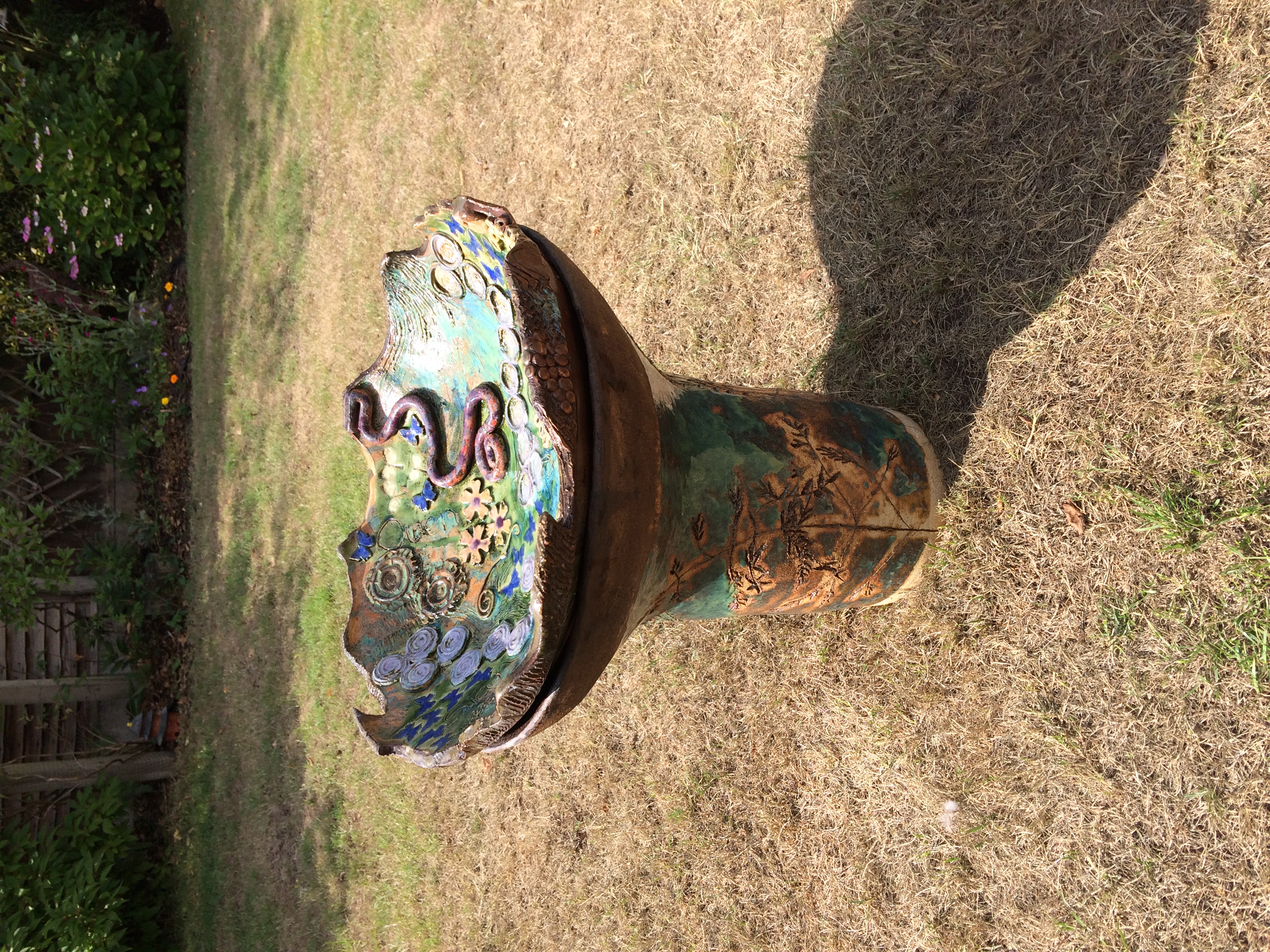 Bird bath by Mary Morgan