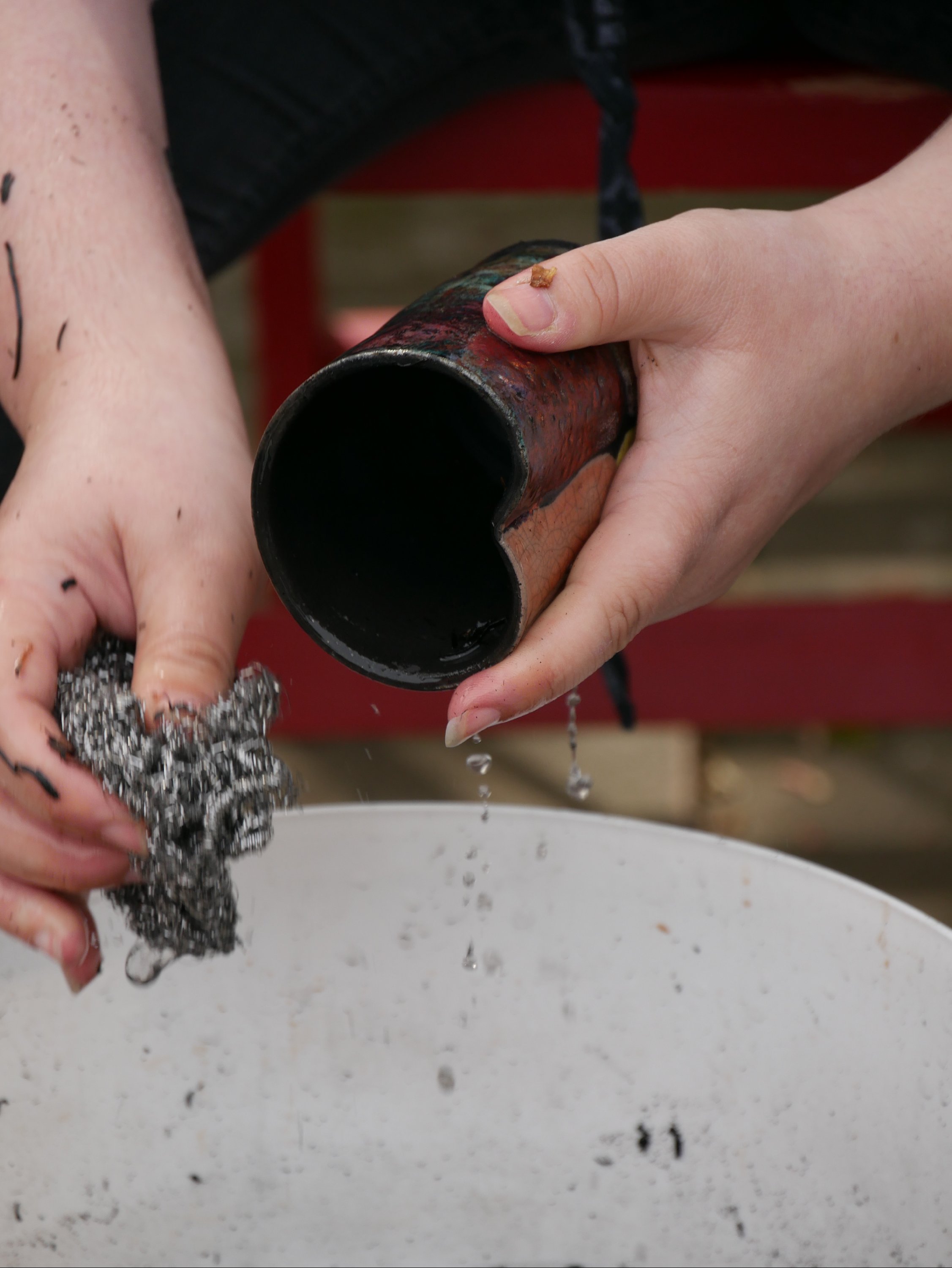 Raku firing