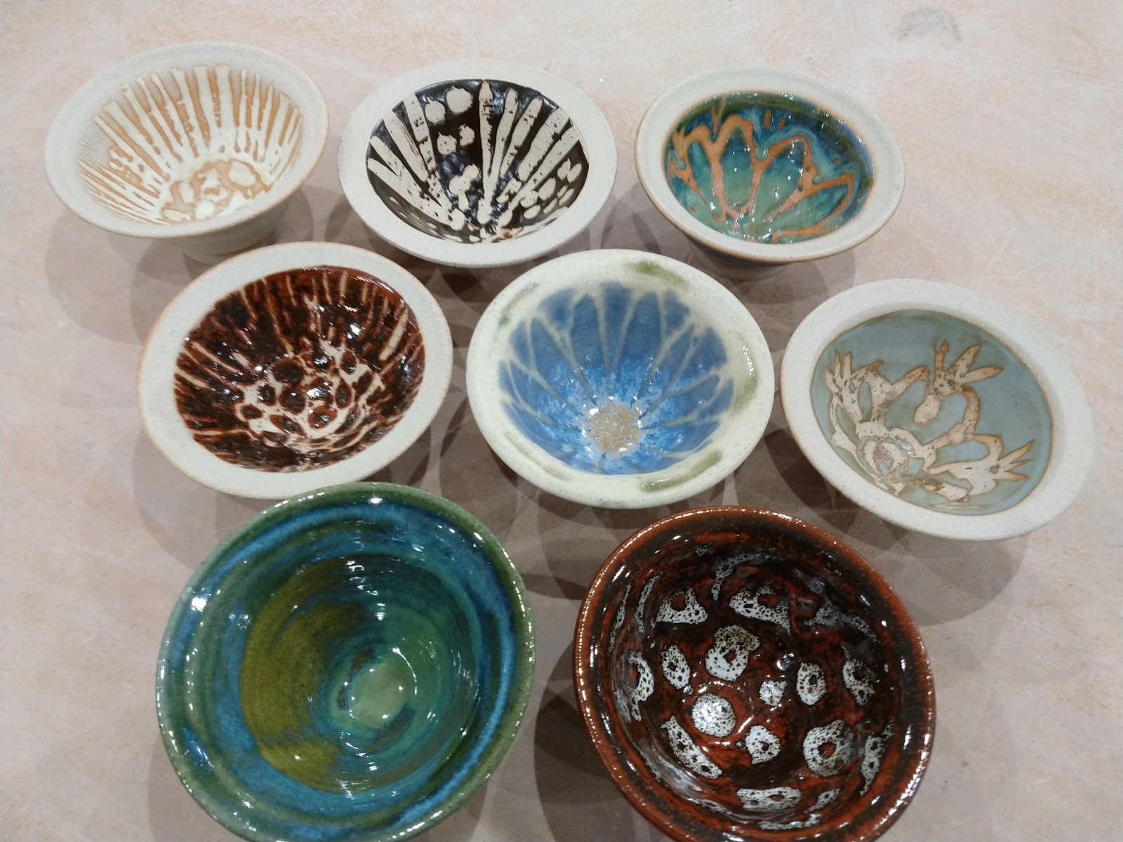 Wax resist tests