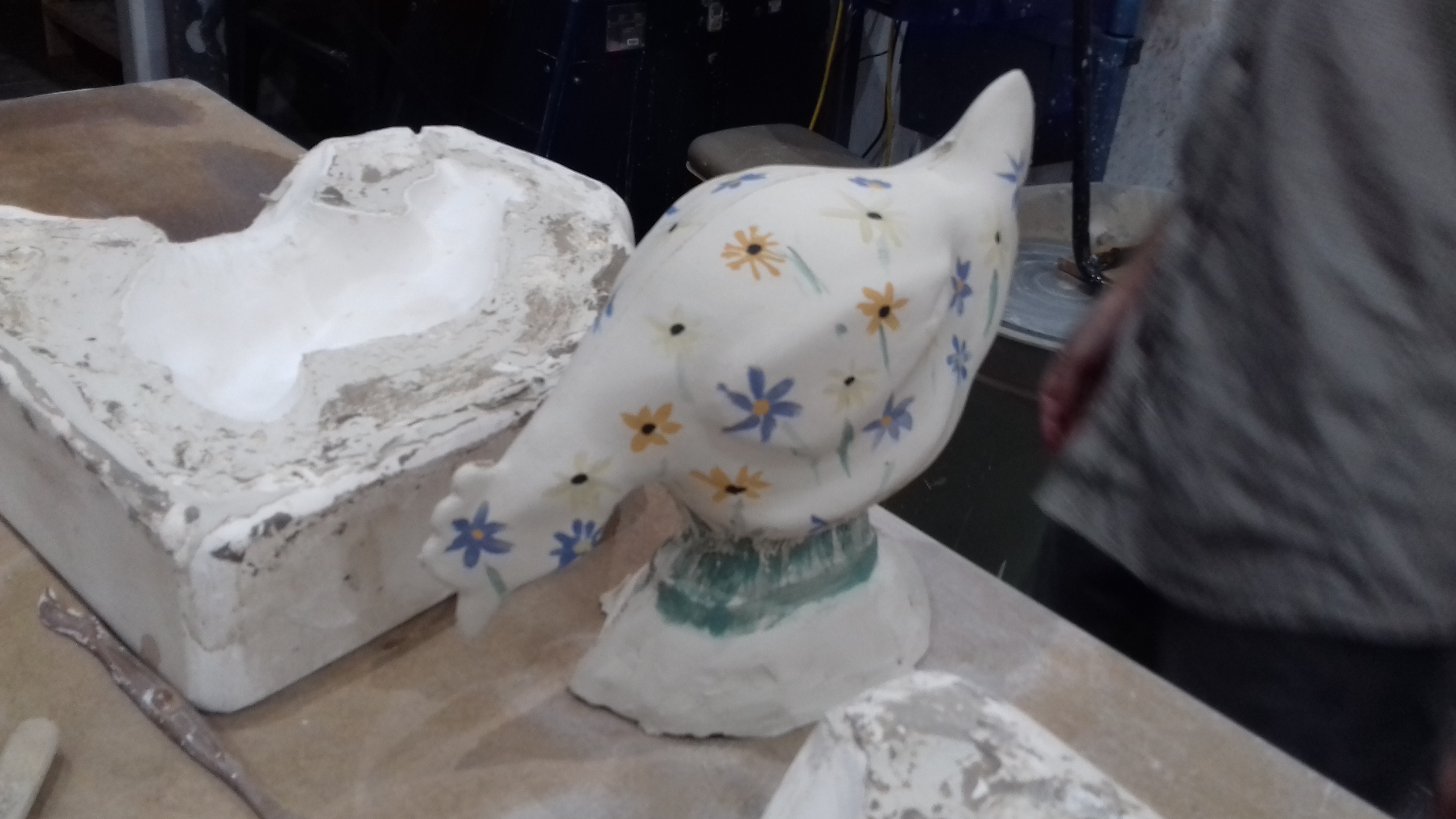 Moulding a chicken