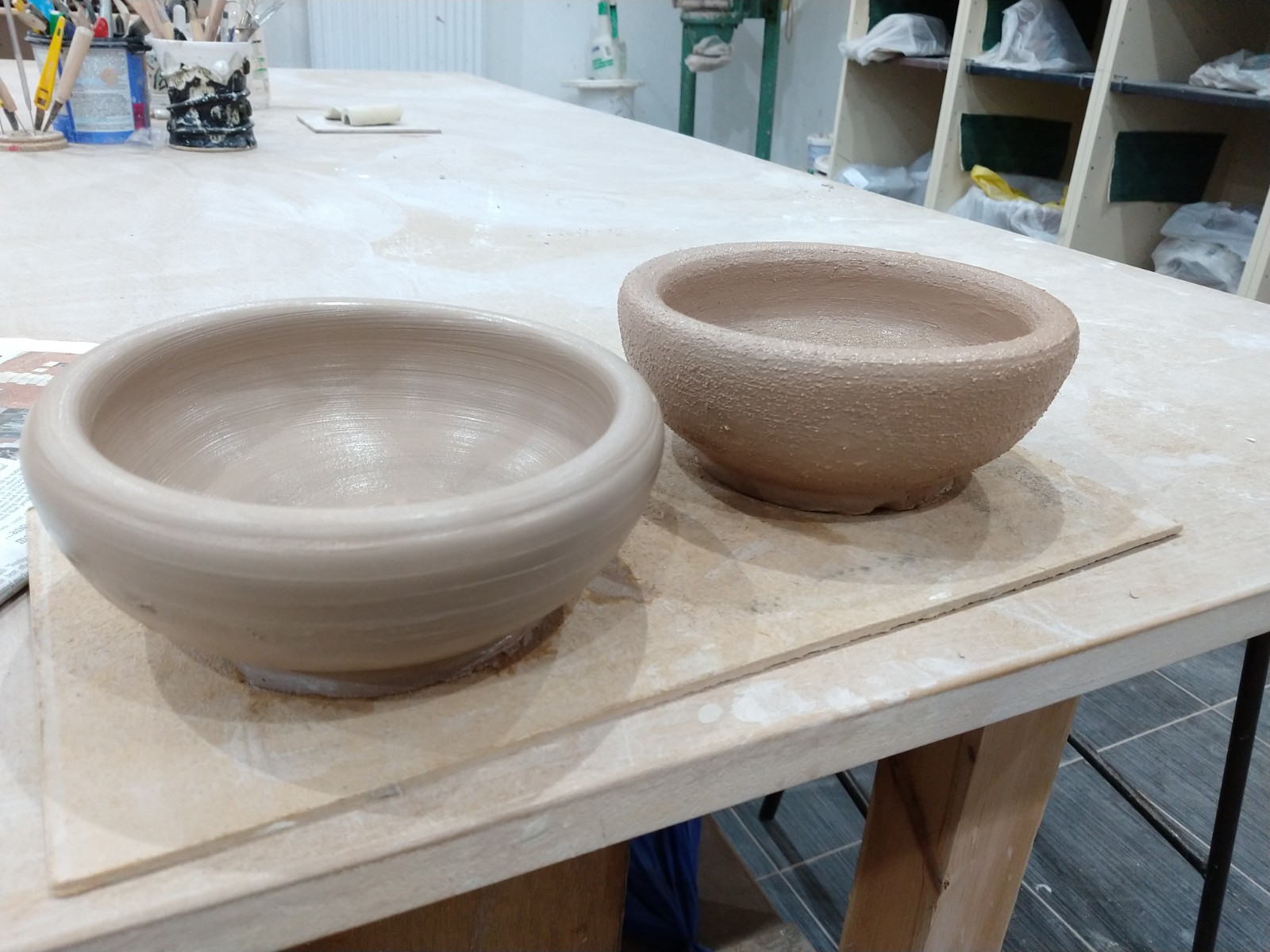 Prototype bowls for Gaza cooking