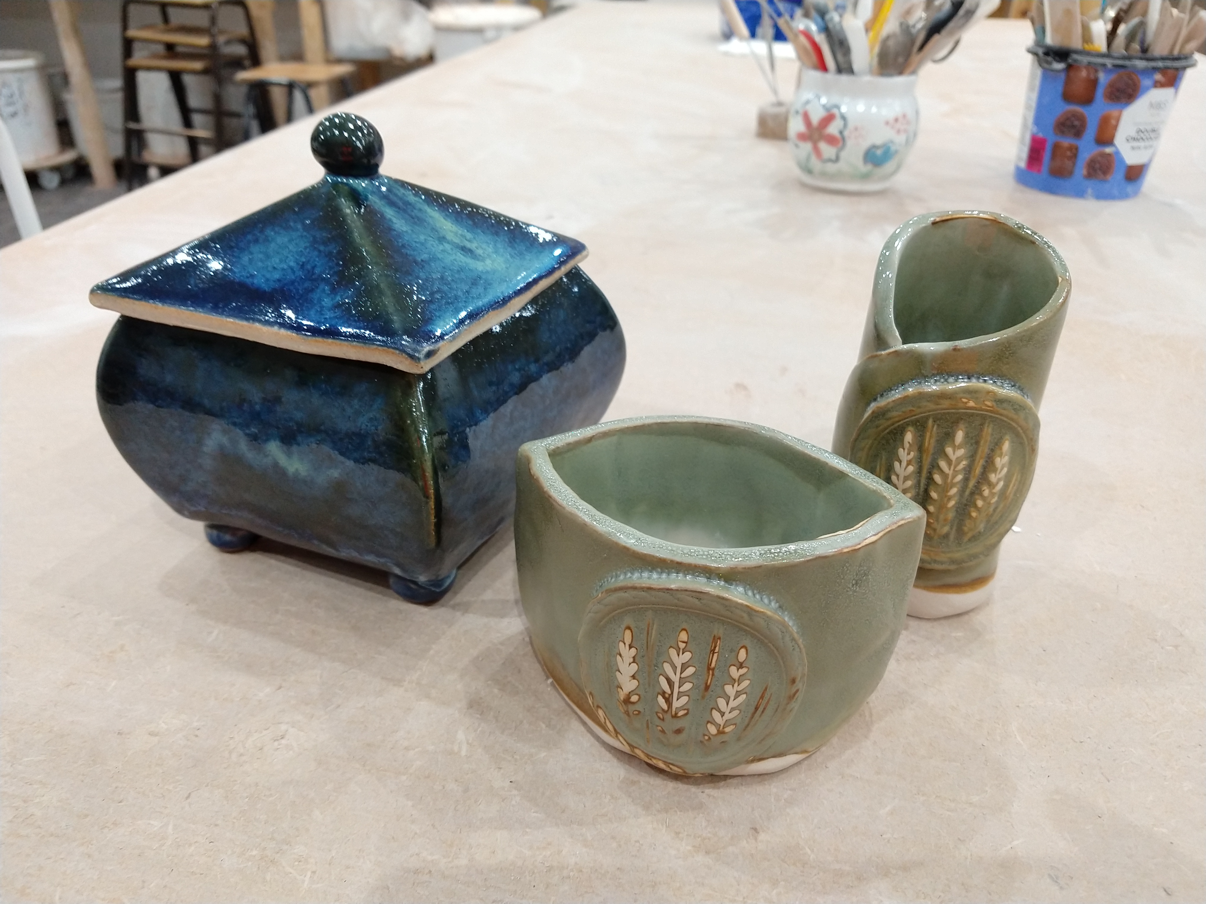 Out of the kiln in January
