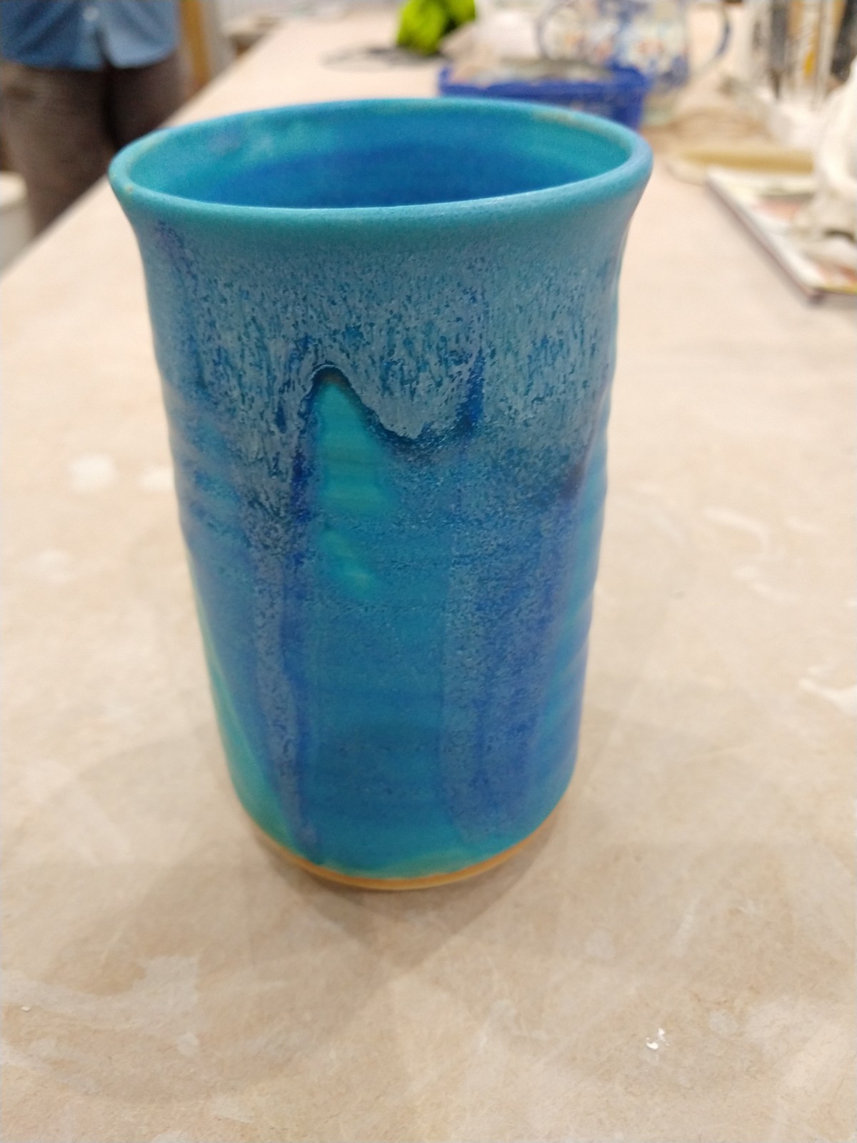 Turquoise vase