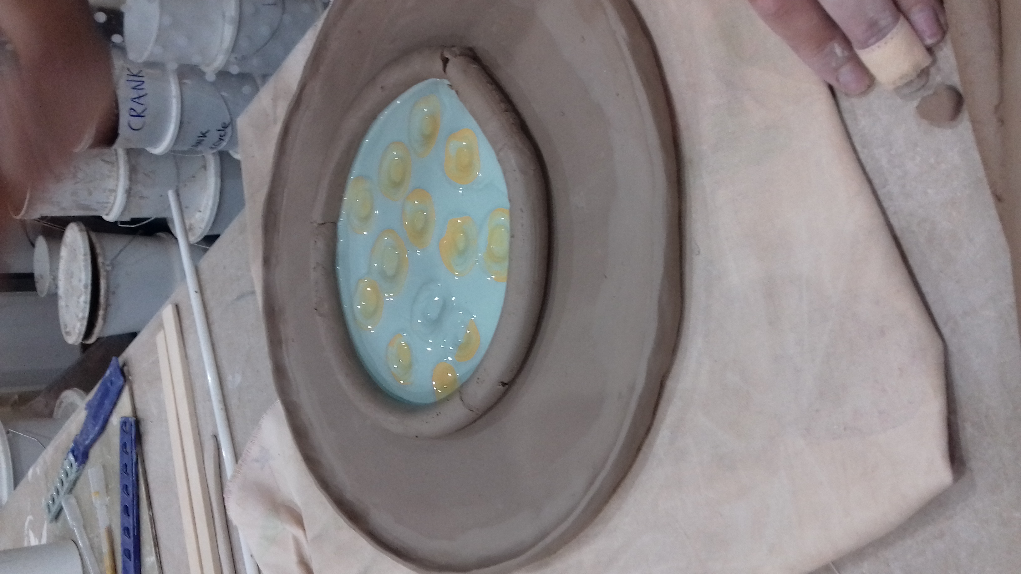 Slipped platter part 1