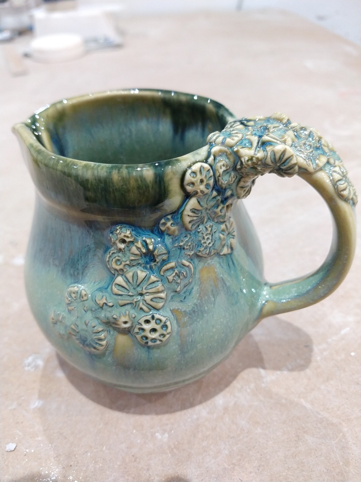 Slip cast jug